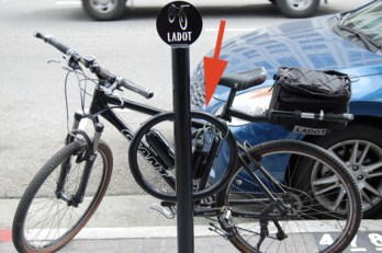 Old Parking Meters Reborn As Bike Hitches in Hollywood