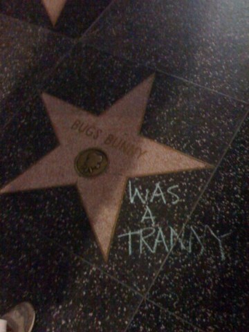 Prop. 8 Protestors Chalk Out Hollywood Stars