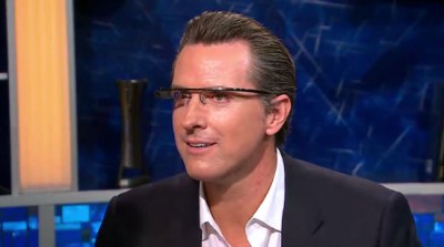 Sergey Brin Shows Gavin Newsom Project Glass