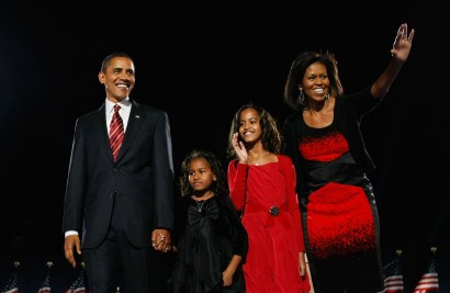 Obama Family on Election Night Obama Family on Election Night