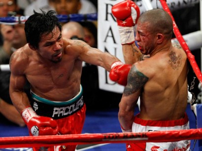 The unstoppable Manny Pacquiao locked up his 7th title in seven classes with a bloody win over Miguel Cotto in Las Vegas Saturday, setting up the Filipino fighter for a mega-match against superman Flo The unstoppable Manny Pacquiao locked up his 7th title in seven classes with a bloody win over Miguel Cotto in Las Vegas Saturday, setting up the Filipino fighter for a mega-match against superman Flo