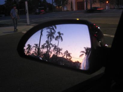 Sunset reflected