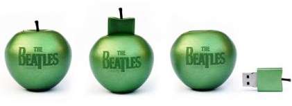 Beatles Pack Catalog Into Green USB Apple