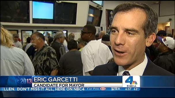 Garcetti: "Enthusiasm" High Day Before Election
