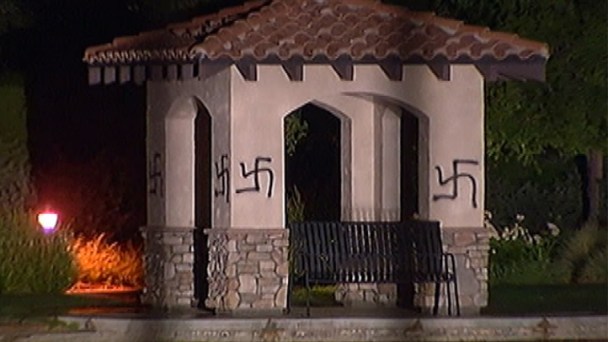 Swastikas, "White Power" Messages Tagged in Valencia