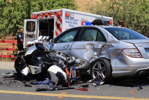 CHP Officer Working on Amgen Hit by Car
