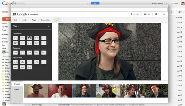 Google+ Touts Hangouts via Gmail