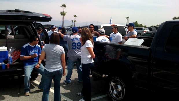 Opening Day at Dodger Stadium