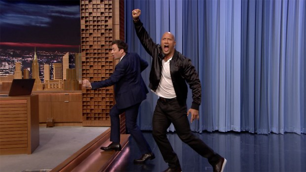 [NATL] 'Tonight': Dwayne 'The Rock' Johnson on Running for President