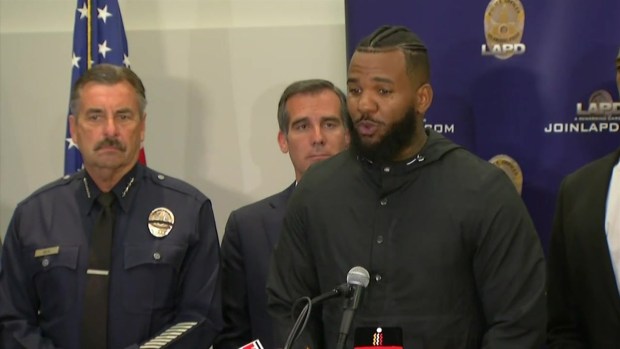 [LA] The Game, Snoop Dogg Speak at LAPD Headquarters