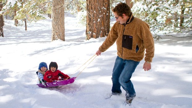 Snow Time at the Tram