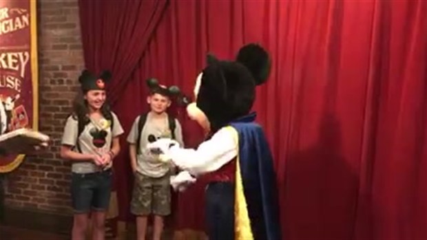 [NATL] WATCH: Mickey Mouse Reveals Adoption Date to Foster Kids
