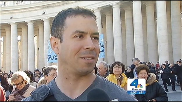 SoCal Faithful Converge for Installation of Pope Francis