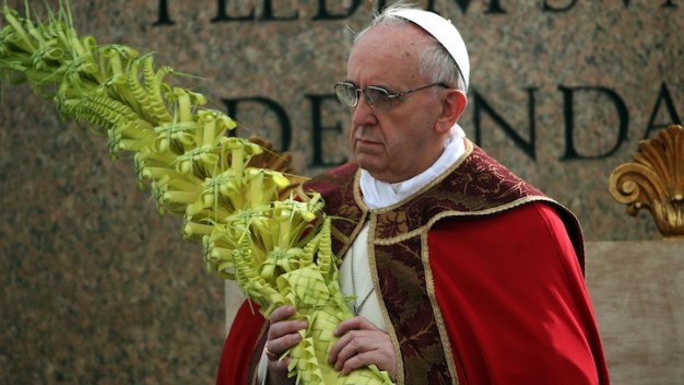 Pope Francis Leads First Palm Sunday Service
