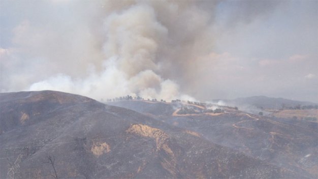 Fire in Castaic Grows to 575 Acres; Evacuations Lifted
