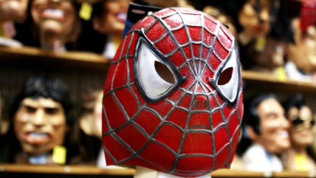 Suspect Wears Spiderman Mask During Robbery