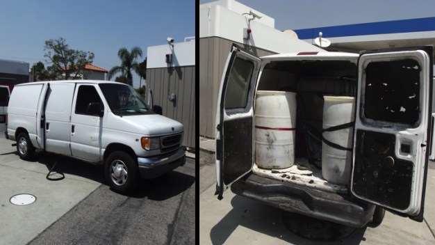 Thieves Siphon 300 Gallons of Fuel Into Van