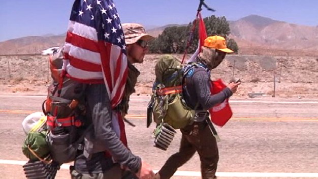Marines Walk 2,700 Miles for Wounded Vets