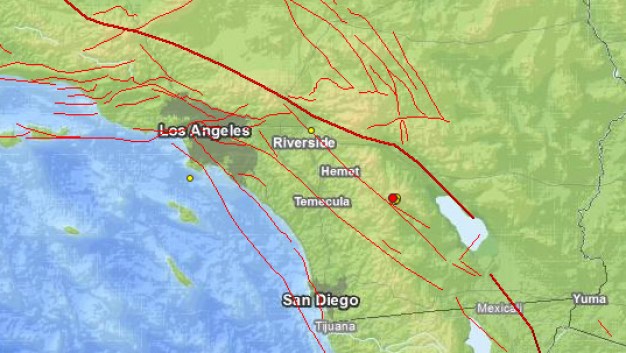 Magnitude-3.5 Quake Strikes Near Site of Anza Temblor