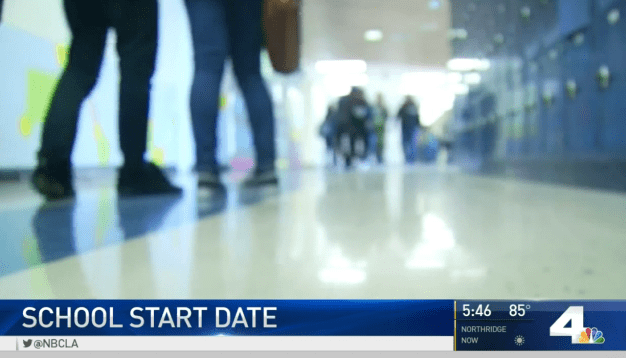 LAUSD School Start Time Debate