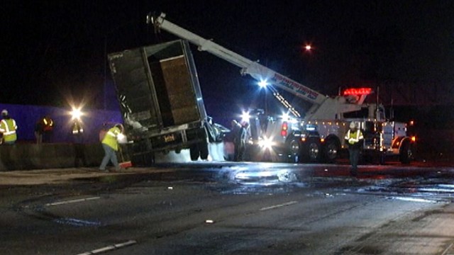 5 Freeway Crash Leads to Early Morning Backup