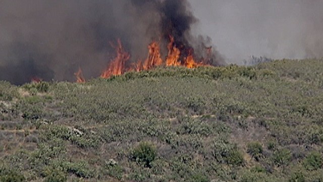 Brush Fire in Castaic: June 8, 2012