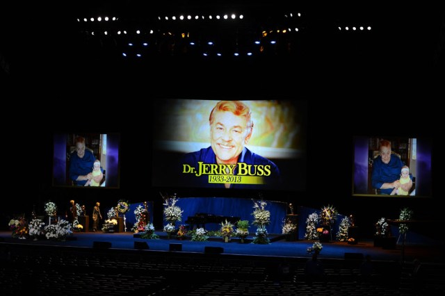 Images from Dr. Jerry Buss Memorial Service