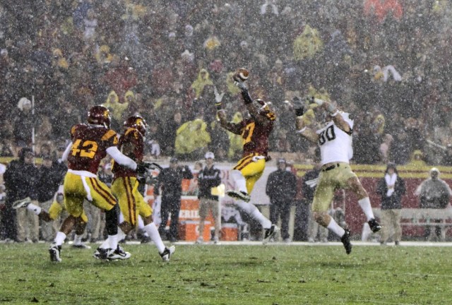 Images From USC - Notre Dame Rivalry Game