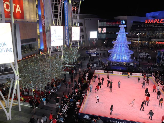 L.A. Live's Official Tree Lighting Ceremony