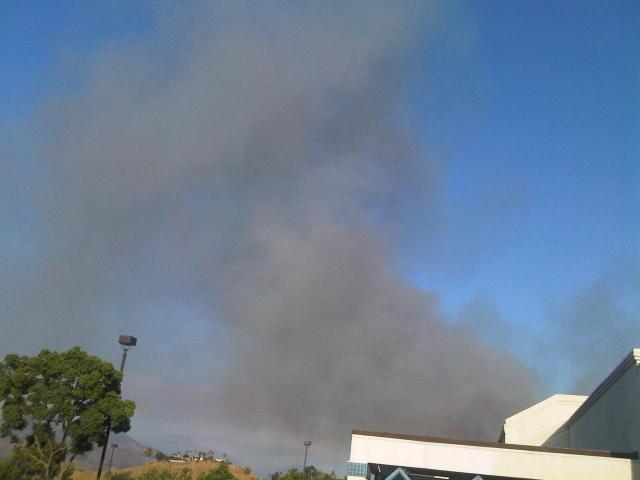Viewer Images: Morris Fire Burns in Angeles Forest