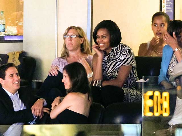 Celebrities in the Stands: Ladies Night Out