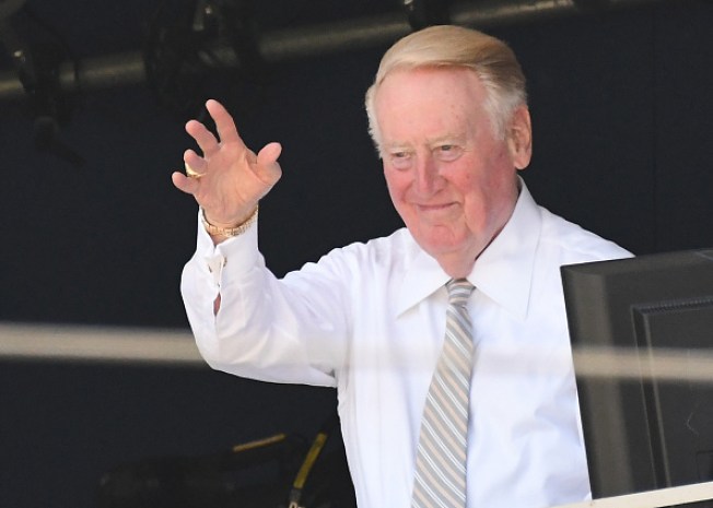 Vin Scully says he won't call Dodgers playoff games
