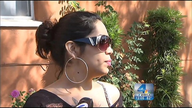 A man who was shot and killed in a car-to-car shooting Friday morning was just outside the apartment in which he lived with his girlfriend and her daughter. Friends and family members describe how they learned of the shooting. Toni Guinyard reports from Boyle Heights for the NBC4 News at noon on Friday, June 29, 2012.