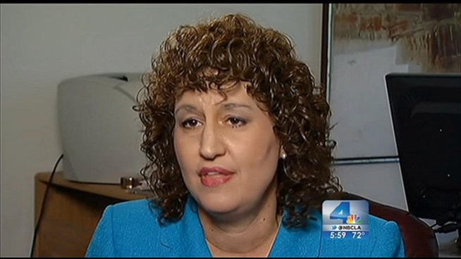 Former Stowers Magnet School Principal, Eileen Blagden, is suing the ABC Unified School District because she claims she was demoted for reporting death threats being made against teachers. However, the school district maintains they demoted Blagden as a result of her performance. Patrick Healy reports from Cerritos for the NBC4 News at 6 p.m. on July 3, 2012.