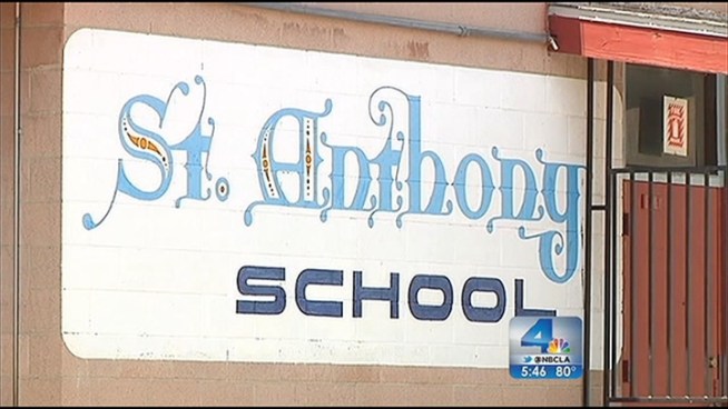 Despite efforts to raise money to keep the 51-year-old school open, St. Anthony's Catholic School is closing due in part to its not being able to recruit the 168 students needed to keep it operating. Jacob Rascon reports from San Bernardino for the NBC4 News at 5 p.m. on July 6, 2012.