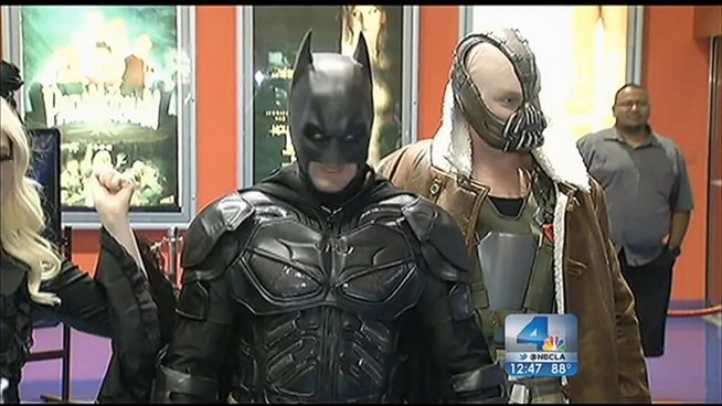 In the wake of a shooting massacre inside in a Colorado movie theater, the Los Angeles Police Department is deploying extra officers -- many of them plainclothed -- to LA theaters in an effort to increase security out of what they call an abundance of caution. Michelle Valles reports from Hollywood for the NBC4 News at 5 p.m. on July 20, 2012.
