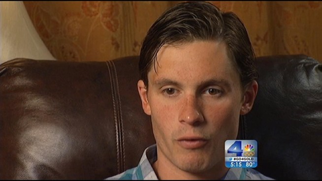 Breaststroke champion Eric Shanteau is headed to the London Games strong and healthy after he was diagnosed with testicular cncer in 2008, days before trials for the Beijing Olympics. Mario Solis reports for the NBC4 News at 5 p.m. on July 26, 2012.
