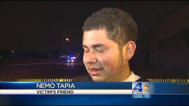 A 19-year-old man was killed on a street in Commerce while a street race was underway. Toni Guinyard reports for the NBC4 News at Noon on Friday, July 27, 2012.