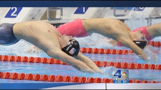 Tyler Clary's grandmother says his 200m backstroke was the  