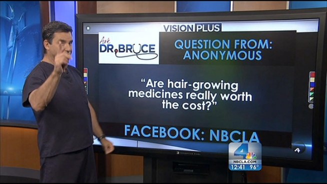 In today's Ask Dr. Bruce segment, Dr. Bruce Hensel answers your questions regarding Motrin, hair-growing medicines and autism.