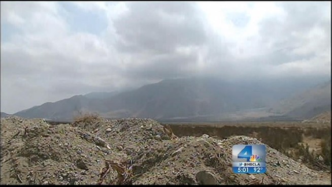 Pop-up thunderstorms dropped rain on Hemet and other parts of the Inland Empire Thursday, prompting the National Weather Service to issue several severe-weather warnings. Craig Fiegener reports from Hemet for the NBC4 News at 5 p.m. on Aug. 16, 2012.