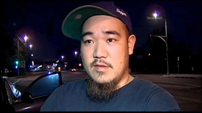 The driver of a car at which shots were fired early Friday describes what happened after the gunman's vehicle pulled alongside his on the 170 Freeway.