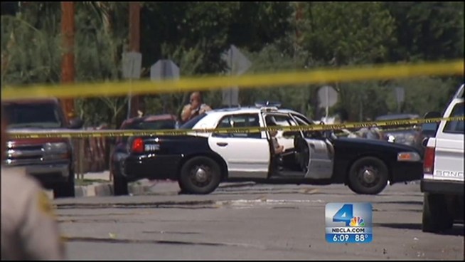 A deputy was wounded by suspected carjackers in El Monte, officials said. Ted Chen reports for the NBC4 News at 6 p.m. on Sunday, Sept. 2, 2012.