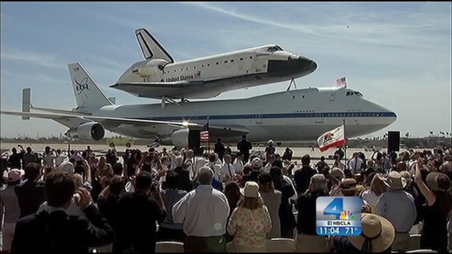 Inglewood residents are accustomed to seeing planes fly overhead, but come Oct. 13, the space shuttle Endeavour will be making its way from LAX to the CA Science Center on surface streets. Kim Baldonado reports for the NBC4 News at 11 p.m. on Sept. 21, 2012.