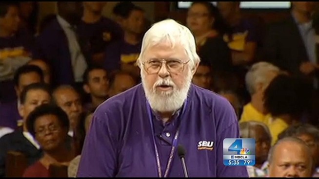 City workers gave a thumbs down to a plan to increase their costs, raise their retirement age and lower their payout. For the next 30 days, the city will talk with union leaders and then vote again, but the issue is likely headed to the courts. Conan Nolan reports from Downtown LA for the NBC4 News at 5 p.m. on Sept. 25, 2012.