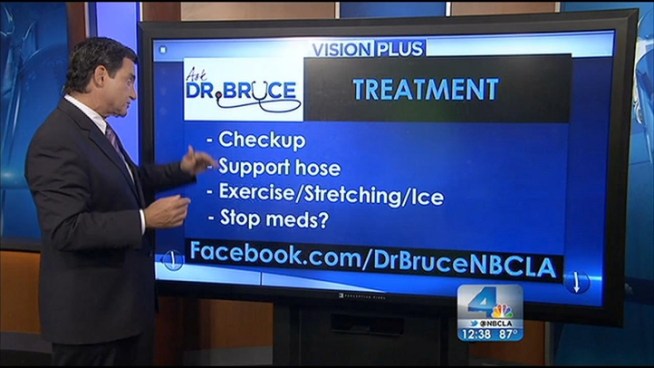 In today's Ask Dr. Bruce segment, Dr. Bruce Hensel answers your health questions regarding sore legs and heart rate.