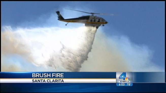 A small wildfire Thursday received a huge response in Santa Clarita because of the dangers posed by high winds. Fire crews quickly gained the upper hand on the brush fire, but officials reminded the public that high winds continue to increase the threat of new fires. Janet Kwak reports from Santa Clarita for the NBC4 News at 5 p.m. on Oct. 25, 2012.