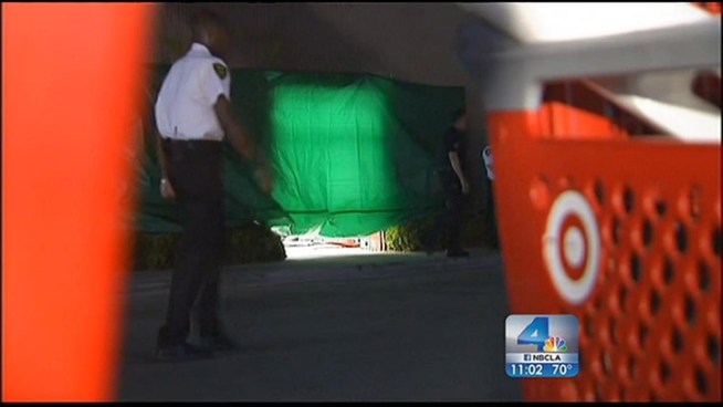 Three people were injured - one critically - when an elderly woman crashed through a Target store in Canoga Park. Kim Baldonado reports for the NBC4 News at 11 p.m. on Oct. 26, 2012.
