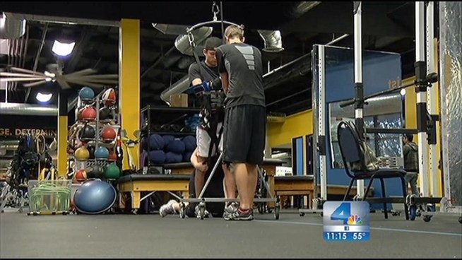 Anthony Purcell dove into the Florida surf and broke his neck, injuring his spinal cord. But 