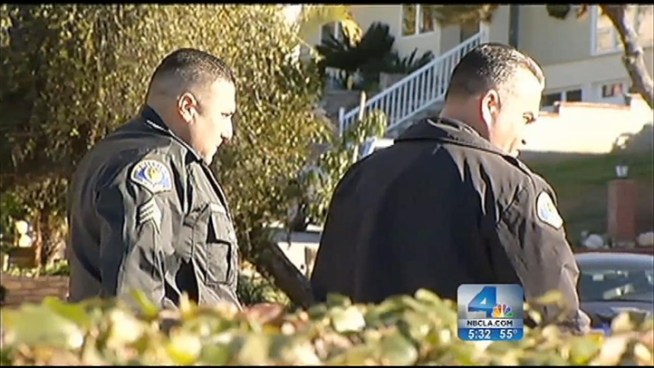 An early-morning car-to-car shooting in Whittier left one man hospitalized with a head wound, and police searching for the shooter. Janet Kwak reports from Whittier for the NBC4 News at 5 p.m. on Dec. 20, 2012.